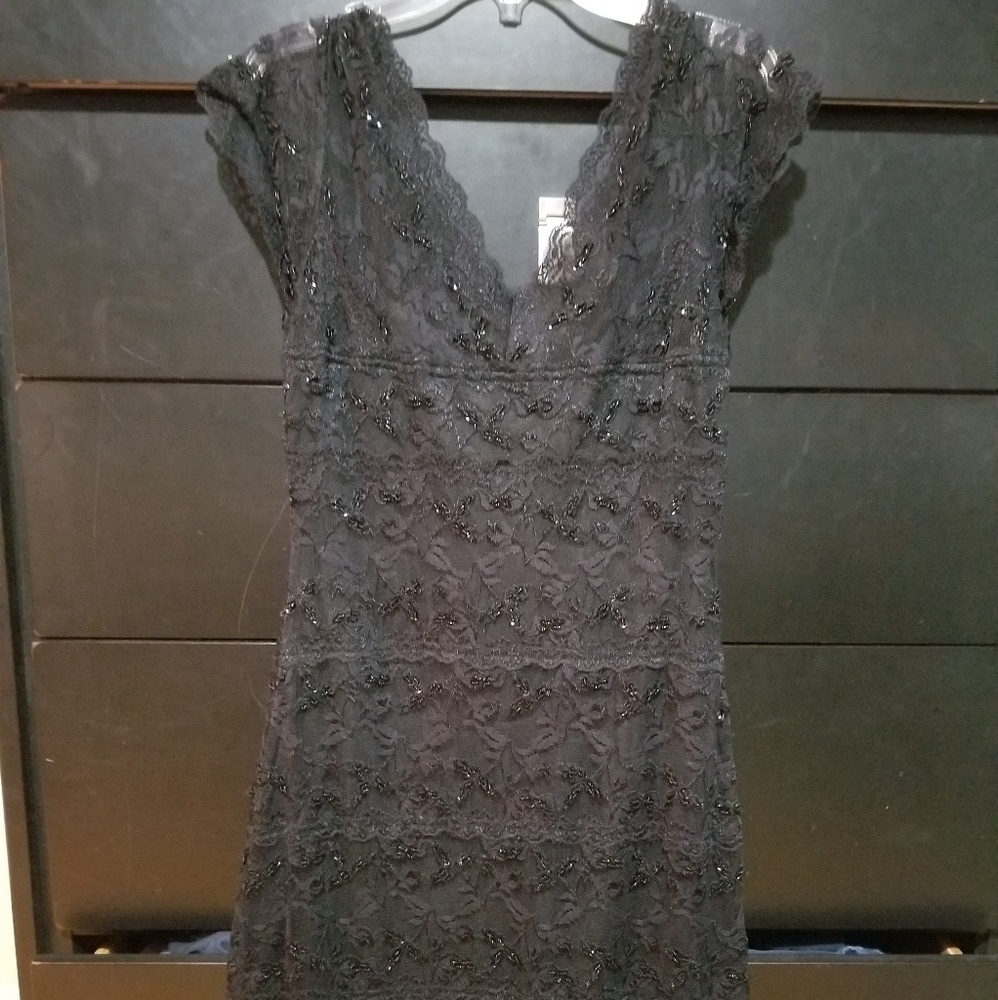 Black cocktail dress